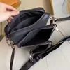 مصمم حقائب TRIO حقيبة ساعي عكس قماش الرجال Crossbody 3 قطع مجموعة أزياء جلد رجل حقيبة كتف مع محفظة المحفظة