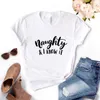 T-Shirt da donna Impertinente LO SO Stampa Magliette da donna Cotone Casual Maglietta divertente per Lady Yong Girl Top Tee Hipster FS-227