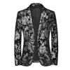 European version local tyrant gold men's top boutique suit fashion youth fashion plus size trend groom wedding dress casual jacket