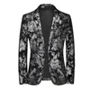 Europeisk version Lokal Tyrant Gold Men's Top Boutique Suit Fashion Youth Plus Size Trend Groom Wedding Dress Casual Jacket 200 pund tillgänglig 5xl