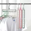 Wasserij zakken kledinghanger organisator multi-ports ondersteuning babyjacht droogrekken plastic sjaal cabide opslag rackers voor voor