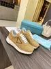 Herren Sandalen Freizeitschuhe Damen Reise Leder Schnürtrainer Sneaker 100 % Rindsleder Buchstaben Dicker Boden Damen Designerschuh Flache Herren