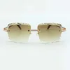 Buffs Sunglasses 3524020 검은 색 질감 버팔로 혼 및 중간 다이아몬드