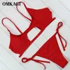 Omkagi Brand New Maillots de bain Femmes Micro Bikinis Set Sexy Push Up Bikini 2021 Maillot de bain Femme Maillot de bain Maillot de bain Beachwear 210305