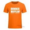Dunder Mifflin Men's T-Shirt The Office TV Show Costume Streetwear Harajuku High Quality Funny T Shirts Graphic 220509