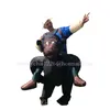Traje de mascota de la muñeca Mono Inflable Tela Montando Gorila Cosume para Hombres Kit Ropa Inflable Carnaval para Adultos Halloween Navidad