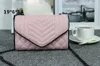 Luxus Designer Heißer Verkauf Damen Handtaschen Geldbörsen Tasche Leder Kaviar Schulter Umhängetaschen Handtasche Geldbörse Grid Clutch Damen Kette Brieftaschen Tote Mini Messenger 2695