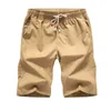 Pantaloncini estivi colorati 100% cotone Uomo Beach Mens Khaki Home Casual Pantaloncini sportivi bianchi 5xl Saldi 220608