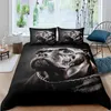 Set copripiumino Bulldog Bulldog francese Biancheria da letto Twin Size Chocolate Puppy Pet Doggy Animal Quilt per regali per amanti dei cani