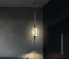 Lampes suspendues en fil de cuivre noir/bronze de polissage nordique moderne avec forme de goutte d'eau brillante LED cristal Droplight