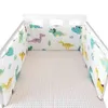 1 Pcs Babybedje Bumpers In De Wieg Voor Pasgeboren Katoen Cartoon Dinosaurus Cot Bumper Baby Bed Protector Kids beddengoed G220421