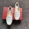 Damen-Freizeitschuhe, Luxus-Designer-Schuhe, Qualität, echtes Rindsleder, Boutique, edle, klassische Vintage-Marken-Espadrilles, flache Sport-Turnschuhe, Größe 34–42, mit Box