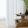 Gardin draperar vit nordisk japansk semi sahding spets ihålig balkong gardiner för levande matsal sovrum windows dörr kitchencurentain