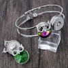 Pulseras con dijes Botón a presión Joyería Pulsera magnética para mujeres Botones de 18 mm Brazaletes intercambiables 2809010