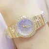 BS Women Watch Famous Luxury Brands Diamond Ladi Wrist Watch Female Small Wristwatch Rose Gold Watch Women Montre Femme 2019