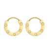 Love Single Earring for Women Ladies Hoop Huggie Stud Маркировка винта Титановая сталь 316L Известный бренд Дизайнер ювелирных изделий с надписью