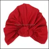 Beanie/SKL Caps hoeden hoeden sjaals handschoenen mode accessoires bohemian dames hoed knoop katoen hoofddeksel lady beanies tulband 13 kleuren 60 u2