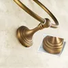 Bath Accessory Set Bathroom Accessories Antique Brass Towel Ring Paper Holder Toilet Brush Coat Hook Rack Soap Dish Hardware SetBath