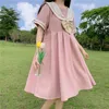 Clothing Sets Summer Style Long Sleeve Dress Female Sweet Lovely Japanese Korean JK Short Navy Collar Girlfriends A-Line SkirtClothing