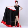 Stage Wear Adult Spainish Traditional Flamenco Skirt Satin Bullfighting Ruffle Swing Women Ballroom Professional Competition Clothing