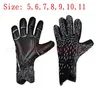 4MM Latex Thickened Soccer Goalie Professional Football Goalkeeper Gloves Kids Children 220616