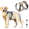 Dog Collars & Leashes No Pull Big Harness Strong Nylon Reflective Pet Harnesses For Medium Large Dogs Doberman Weimaraner Pets Outdoor Walki