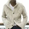 Men's Sweaters Fashion Plus Size Sweater Men Autumn Winter Cardigan Single Breasted Men's Long Sleeve Casual Lapel Loose BrandMen's Olga