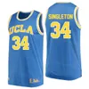 NCAA UCLA BRUINS College Jerseys Basketbal University 24 Jalen Hill 34 David Singleton Lonzo Ball 2 Zach Lavine 14 42 Kevin Love 5 Baron Davis Blue White Sport Sale