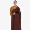 Ubranie etniczne duże rozmiary mnich mnich ubrania menu garnitur kawa brązowa magnolia męskie i damskie mieszkańcy ubrania