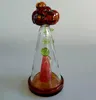 2022 Honeycomb Bong Recycler Gravity Coloty College Стеклянная пепельная ловца кальяны кальяны насосы насосы.