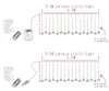 ストリング3.5m LEDストリングライトカーテンクリスマスフェアリーガーランドウェディングパーティーランプUSB /バッテリールームデコレーションスタースタイルの弦楽