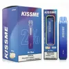 100% Original KissMe VPUFF 2000 Puffs eng￥ngsvapenhet E Cigarettpenna 8.5 ml Liquid 950mAh Cobalt Battery F￶rfylld vs Geek Bar Elux Legend Aroma King