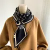 Luxury Brand Knitted Scarf For Women Warm Cashmere Neckerchief Foulard Ladies Neck Tie Small Skinny Scarves Bandana Echarpe 220516