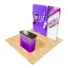 10x10 Trade Show Stands Tradeshow Kit Advertising Display with Frame Kits Custom Printed Graphics Carry Bag