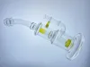 Smoking Pipe bent neck bong with american yellow 13 inch 14mm joint new design