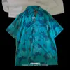 Koszulki męskie Summer West Palm Short-Sleeved Floral Shirt Men American Retro Overro Overro Up Women Hawaii koszulki męskie