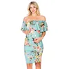 Emotion Moms Maternity Dresses Off Axel graviditetsklänningar Floral Women Dress Summer Gravid Dress G220309