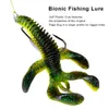 200Pcs/Lot hot 5 color Soft Plastic Crawfish Lure Hollow Body Bass Fishing Plastic Bait Paca Craw 10cm 11.5g K1643