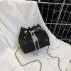 Yeni Stil Moda Çizme Para Çantaları Tamamen Jeweled Zincir Kova Çantası Tasarımcısı Kadınlar Cross Vücut Tek Omuzlu Çantalar Lüks Wom217s