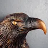 Вечеринка поставляет другое мероприятие Eagle Creative Mural Wall Wanging Style Name Современные офисные скульптуры животные голова Home Living Room