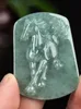 Collane con ciondolo Squisito Jasper Carving Zodiac Horse Emerald Animal Hand Jade Rope DeliveryPendant