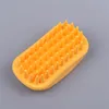 Chien Toilettage Artifice de nettoyage des poils d'animaux Brosse de bain de massage Nettoyez les brosses de massage en silicone pour animaux de compagnie spéciaux pour chats courts 20220826 E3