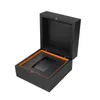 Oglądaj skrzynki luksusowe dostosuj markę automatyczne prezent czarne pudełko na rękę na rękę akcesoria biżuterii