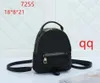 Mini backpack handbags Genuine leather printed trendy brand fashion all-match female travel mommy bag small school bags case