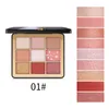 Eye Shadow Nine Color Pearl Light Matte Ins Net Red Makeup Natural Nude Make-up Earth PortableEye