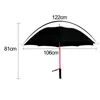 Flashlight Umbrella LED Safety Warning Lights Outdoor Umbrellas for Kids Adult 7 Colors Flashing Long-handle Night Umbrella 220707