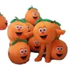 Advertising Navel Orange Mascot Fruit Costume Halloween Party Fancy Dress Outfit Apparel Cartoon Character Birthday Clothes Gift