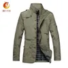 polyester trench coat men