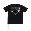 2023 T-shirt da uomo Off T-shirt Fashion Brand Designer Cross magliette Gradient Dissolve Arrow Stampa maniche corte T-shirt estive Bianco