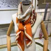 Kaschmir-Schal, Unisex, Designer-Schal mit Farbdruck, quadratisch, Luxus-Schalldämpfer, modisch, Größe 140 x 140 cm. Seidenschals